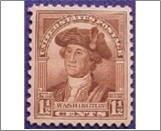 USA 1932 Mint SC706 George Washington Brown 1.5 Cent 1932