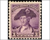 USA 1932 Mint SC708 George Washington Deep violet 3 Cent 1932