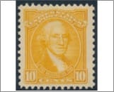 USA 1932 Mint SC715 George Washington Yellow orange 10 Cent 1932