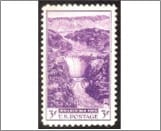 USA 1935 Mint SC774 Boulder Dam (Hoover Dam) Purple 3 Cent 1935