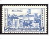 USA 1937 Mint SC789 U.S. Military Academy, West Point Ultramarine 5 Cent 1937