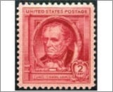 USA 1940 Mint SC860 James Fenimore Cooper Pink carmine 2 Cent 1940