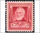 USA 1940 Mint SC865 John Greenleaf Whittier Pink carmine 2 Cent 1940