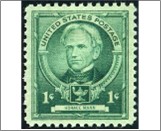 USA 1940 Mint SC869 Horace Mann Bright blue green 1 Cent 1940