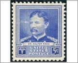 USA 1940 Mint SC877 Dr. Walter Reed Ultramarine 5 Cent 1940