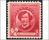 USA 1940 Mint SC885 James A. McNeill Whistler Pink carmine 2 Cent 1940