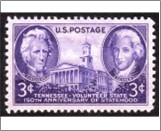 USA 1946 Mint SC941 Andrew Jackson Dark violet 3 Cent 1946
