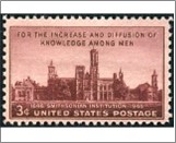 USA 1946 Mint SC943 Smithsonian Institution Brown lilac 3 Cent 1946