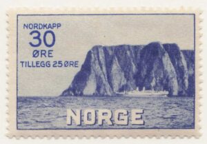 Norway 1930 Mint Never Hinged Stamp NK183(SCB3) The North Cape I 30 Øre Ultramarine