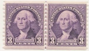 Mint Never Hinged Strip USA 1932 SC721 George Washington Deep violet 3 Cent 1932