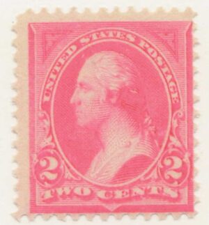 Mint Never Hinged Stamp USA 1894 SC248 George Washington Pink 2 Cent 1894