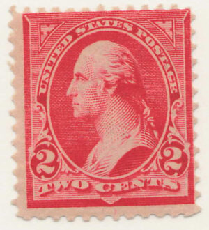 Mint Never Hinged Stamp USA 1898 SC279B George Washington Red 2 Cent 1898
