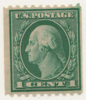 Mint Never Hinged Stamp USA 1915 SC448 George Washington Green 1 Cent 1915