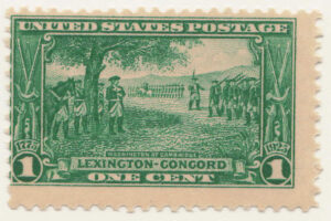 Mint Never Hinged Stamp USA 1925 SC617 George Washington Dark green 1 Cent 1925