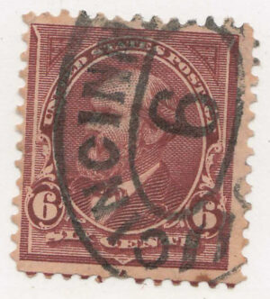 Used Stamp USA 1894 SC256 James A. Garfield Dull brown 6 Cent 1894