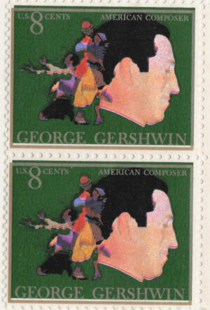 Mint Never Hinged Stamp USA 1973 SC1484 George Gershwin, Sportin' Life, Porgy and Bess Multicolor 8 Cent 1973