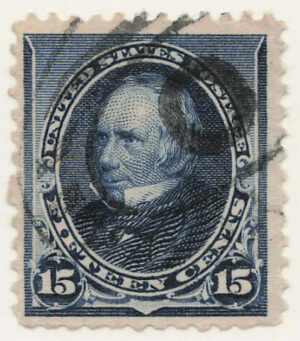Used Stamp USA 1890 SC227 Henry Clay Indigo 15 Cent 1890