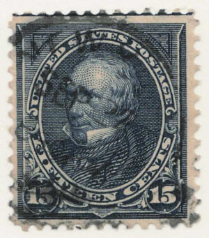 Used Stamp USA 1894 SC259 Henry Clay Dark blue 15 Cent 1894