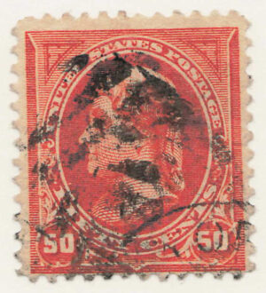 Used Stamp USA 1895 SC275 Thomas Jefferson Orange 50 Cent 1895