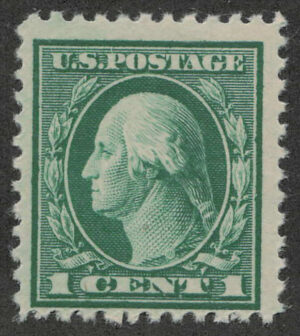 Mint Never Hinged Stamp USA 1917 SC498 George Washington Green 1 Cent 1917