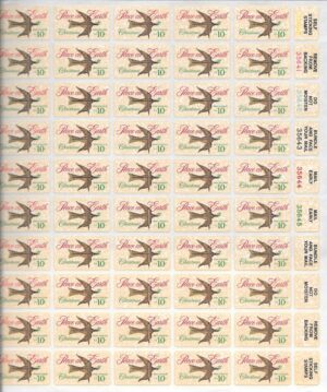 Mint Sheet USA 1974 SC1552SH Dove Weather Vane atop Mount Vernon Multicolor 10 Cent 1974 Full Sheet