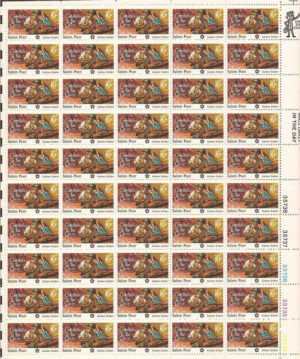 Mint Sheet USA 1975 SC1560SH Salem Poor Multicolor 10 Cent 1975 Full Sheet