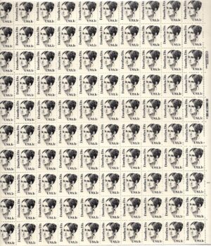 Mint Sheet USA 1983 SC1844cSH Dorothea Dix Black 1 Cent 1983 Full Sheet
