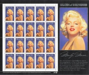 Mint Sheet USA 1995 SC2967SH Marilyn Monroe Multicolor 32 Cent 1995 Full Sheet