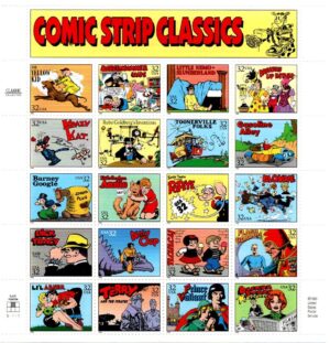 Mint Miniature Sheet USA 1995 SC3000 Comic Strip Classics Multicolor 20 Cent 1995