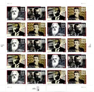 Mint Stamp USA 1996 SC3061-64 Pioneers of Communication:Eadweard Muybridge Multicolor 32 Cent 1996