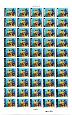 Mint Stamp USA 1997 SC3175SH Kwanzaa Multicolor 32 Cent 1997 Sheet of 50