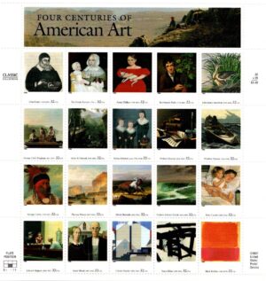 Mint Sheet USA 1998 SC3236 Four Centuries of American Art 20*32 ¢ - United States cent Multicolor