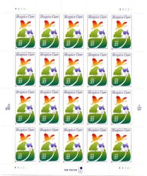 Mint Sheet USA 1999 SC3276SHSH Hospice Care 33 ¢ - United States cent Multicolor Full Sheet