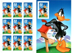 Mint Booklet Pane USA 1999 SC3306 Daffy Duck 10*33 ¢ - United States cent Multicolor