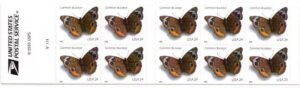 Mint Booklet Pane USA 2006 SC4001b Common Buckeye (Junonia coenia) 10*24 ¢ - United States cent Multicolor