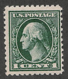Mint Stamp USA 1917 SC498 George Washington Green 1 Cent 1917
