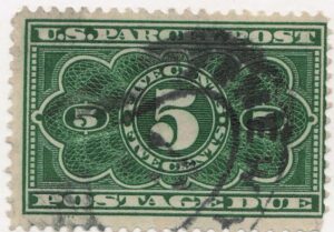 Used Stamp USA 1913 SCJQ3 USA 1913 5 Cent Parcel Post Postage Due