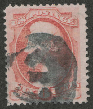 Used Stamp USA 1873 SC159 Abraham Lincoln Dull pink 6 Cent 1873