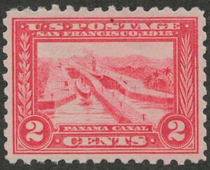 Mint Never Hinged USA 1915 SC402 Panama Canal locks (1914) Carmine 2 Cent 1915