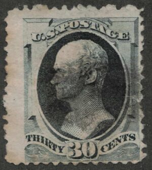 Used Stamp USA 1874 SC165 Alexander Hamilton Grey black 30 Cent 1874