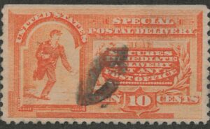 Used Stamp USA 1893 SCE3 Messenger Orange 10 Cent 1893