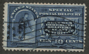 Used Stamp USA 1895 SCE5 Messenger Blue 10 Cent 1895