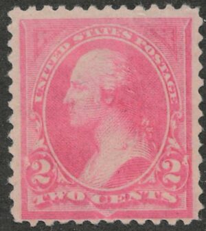 Mint Never Hinged Stamp USA 1894 SC248 George Washington Pink 2 Cent 1894