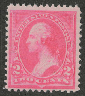Mint Never Hinged Stamp USA 1894 SC248 George Washington Pink 2 Cent 1894