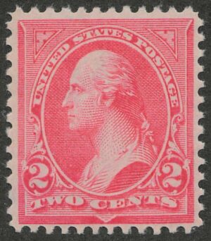 Mint Never Hinged Stamp USA 1898 SC279B George Washington Red 2 Cent 1898
