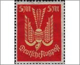 Mint Stamp German Reich  MI218(SCC11) 5 German reichsmark Vermilion,Orange yellow Wood pigeon**STOCK IMAGE**