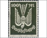 Mint Stamp German Reich  MI266(SCC18) 100 German reichsmark Blackish grey olive Wood Pigeon**STOCK IMAGE**