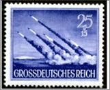 Mint Stamp German Reich 1944 MI884y(SCB268) 5+15 German reichspfennig Black violet blue Smoke Mortar**STOCK IMAGE**