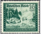 Mint Stamp German Reich MI891(SCB275) 6+24 German reichspfennig Black green Off-road driving**STOCK IMAGE**