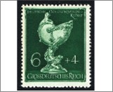 Mint Stamp German Reich 1944 MI902(SCB286) 6 +4 German reichspfennig Black green Nautilus-Cup**STOCK IMAGE**